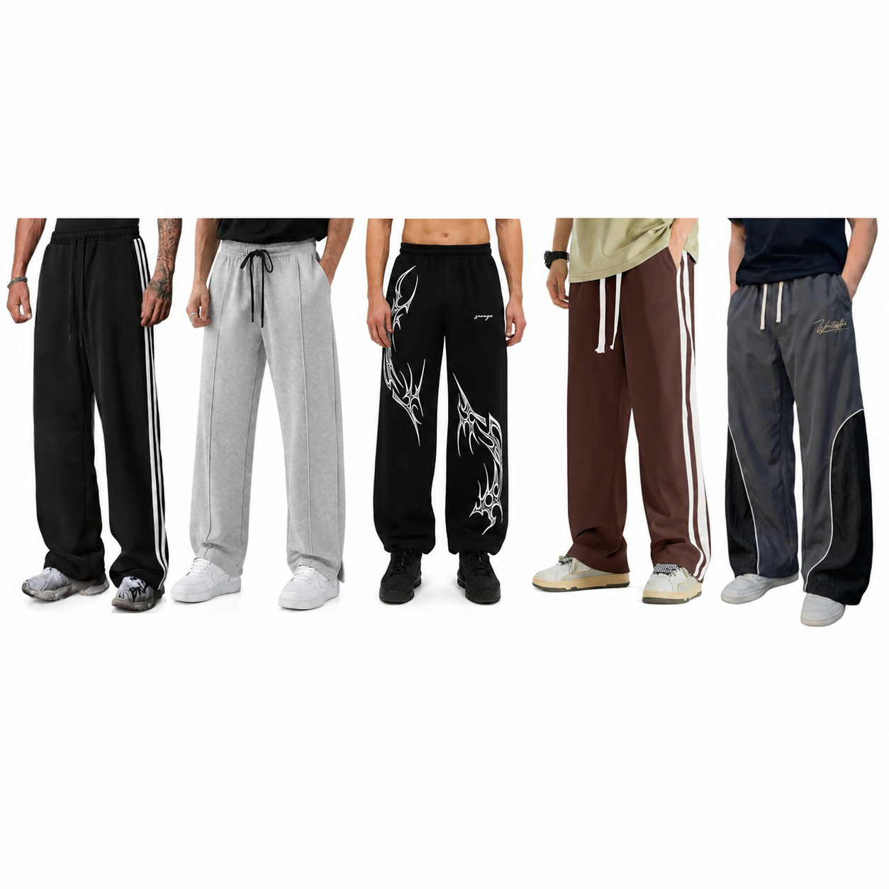 premium baggy pant 5 pcs combo premium baggy pant 5 pcs combo